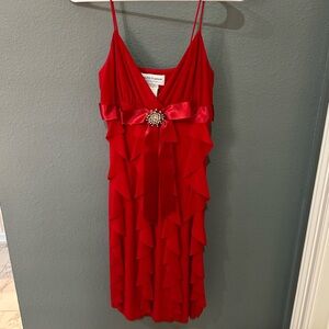 Betsy & Adam Red Dress